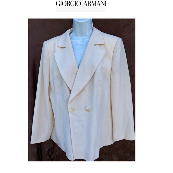 Giorgio Armani Jackets & Blazers - Vintage Giorgio Armani Made in Italy 
Size IT 48 (size 12)
Vestimenta Spa lined